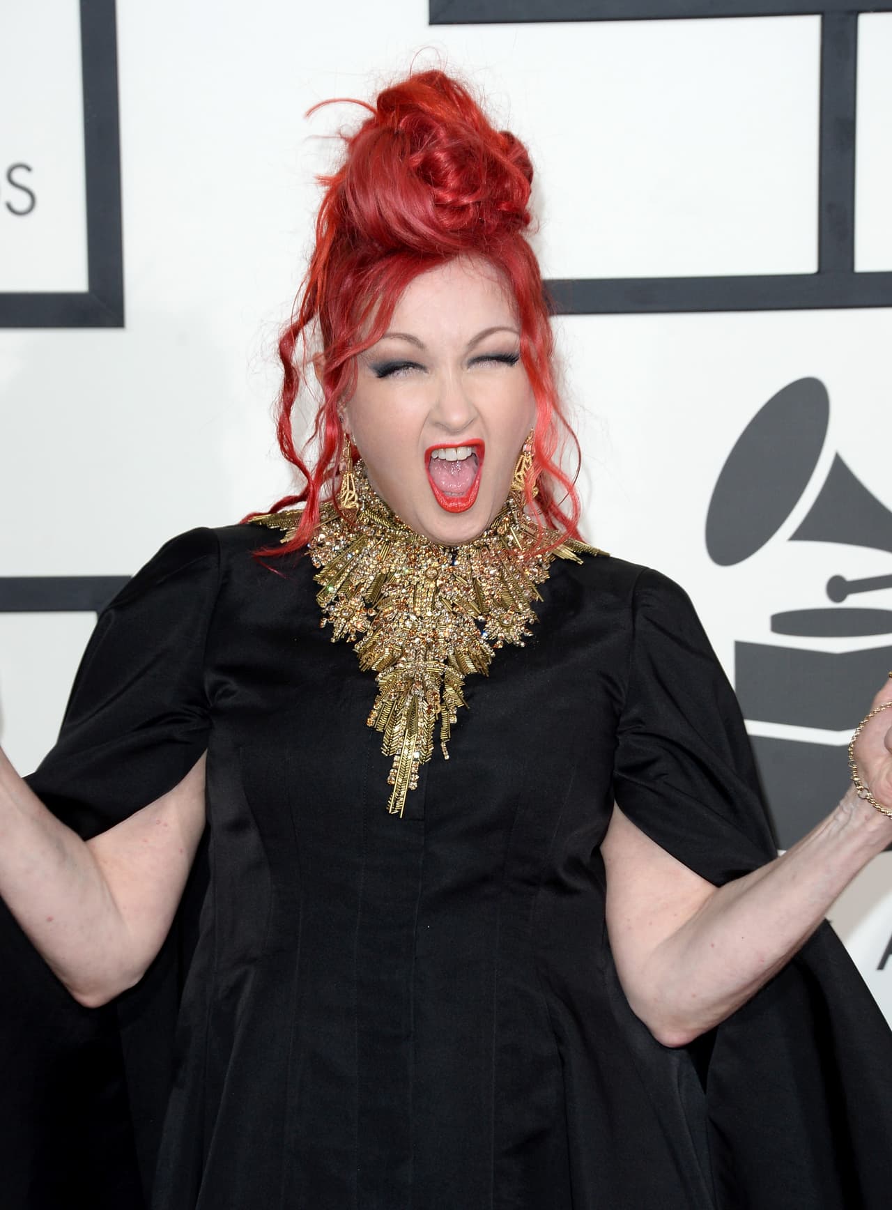 La interprete de 'Girls Just Want To Have Fun' formaba parte de un gurpo llamado 'Blue Angel'.