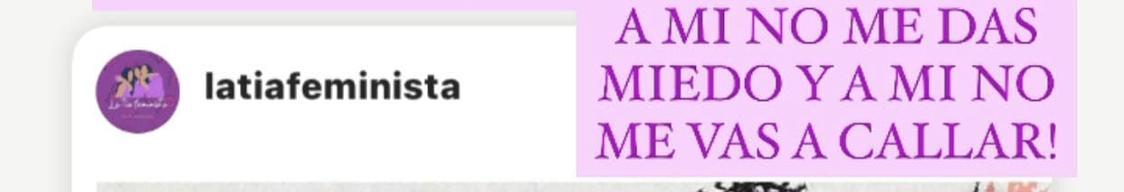 En otra parte del mensaje lo desafió al escribir que no le teme: 
<b><a href="https://www.univision.com/shows/el-gordo-y-la-flaca/con-esta-foto-con-su-abuelo-frida-sofia-responde-a-los-que-quieren-pruebas-de-los-abusos-infantiles-que-denuncio-video" target="_blank">"¡A mí no me vas a callar!"</a></b>. 
<br>