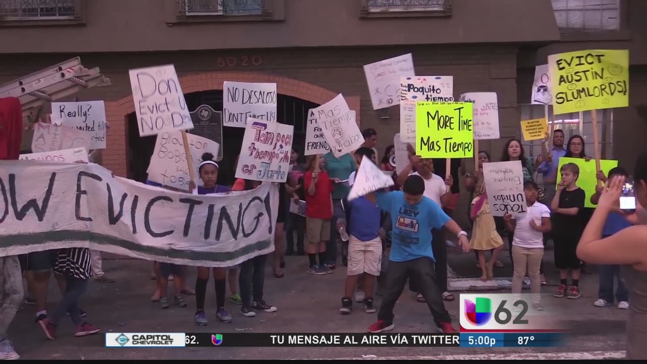 Familias luchan para no ser desalojadas
