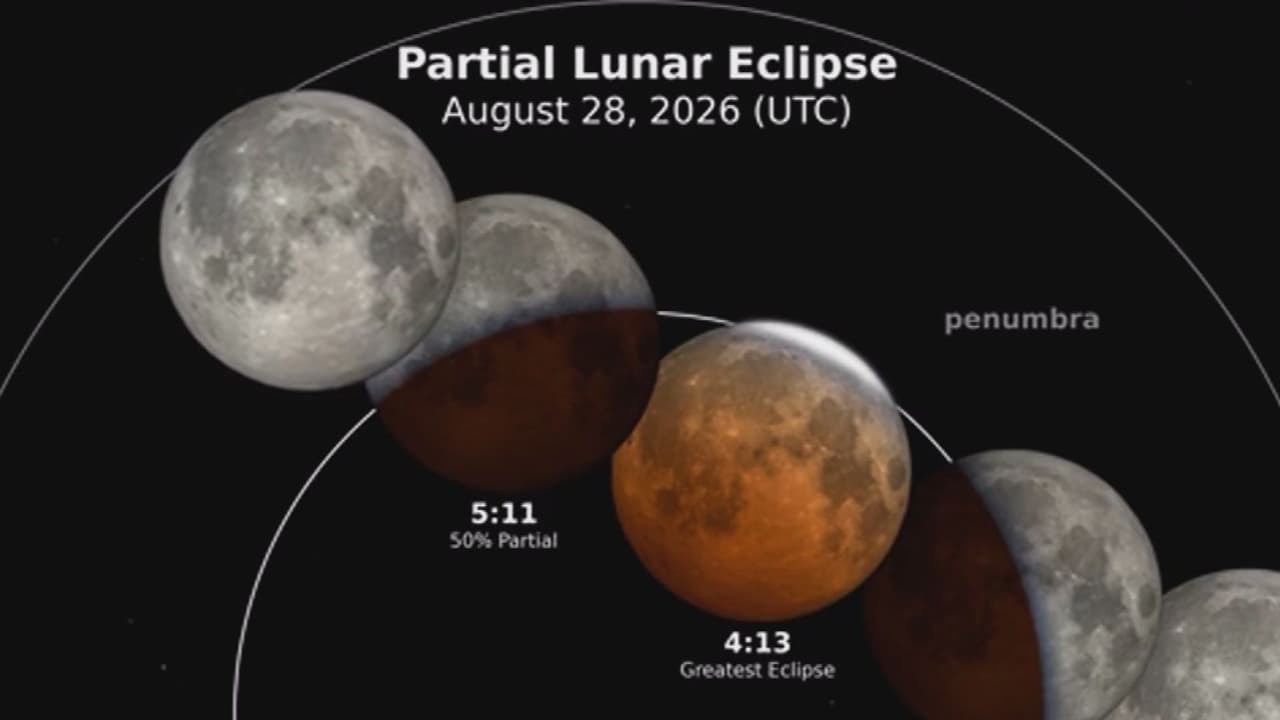 Noche de mirar al cielo: Todos los detalles del eclipse lunar parcial que se verá en zonas de América, Europa y África