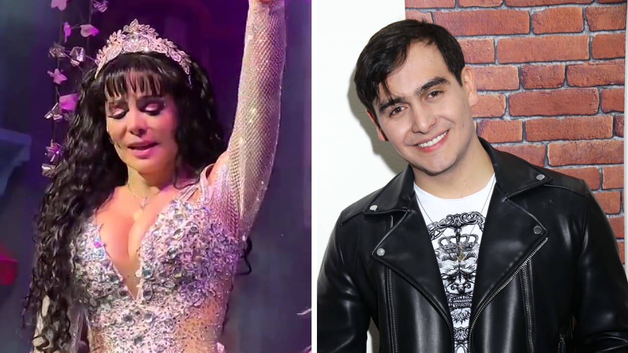 Maribel Guardia se quiebra y contiene el llanto al cantar a dueto con su hijo Julián Figueroa