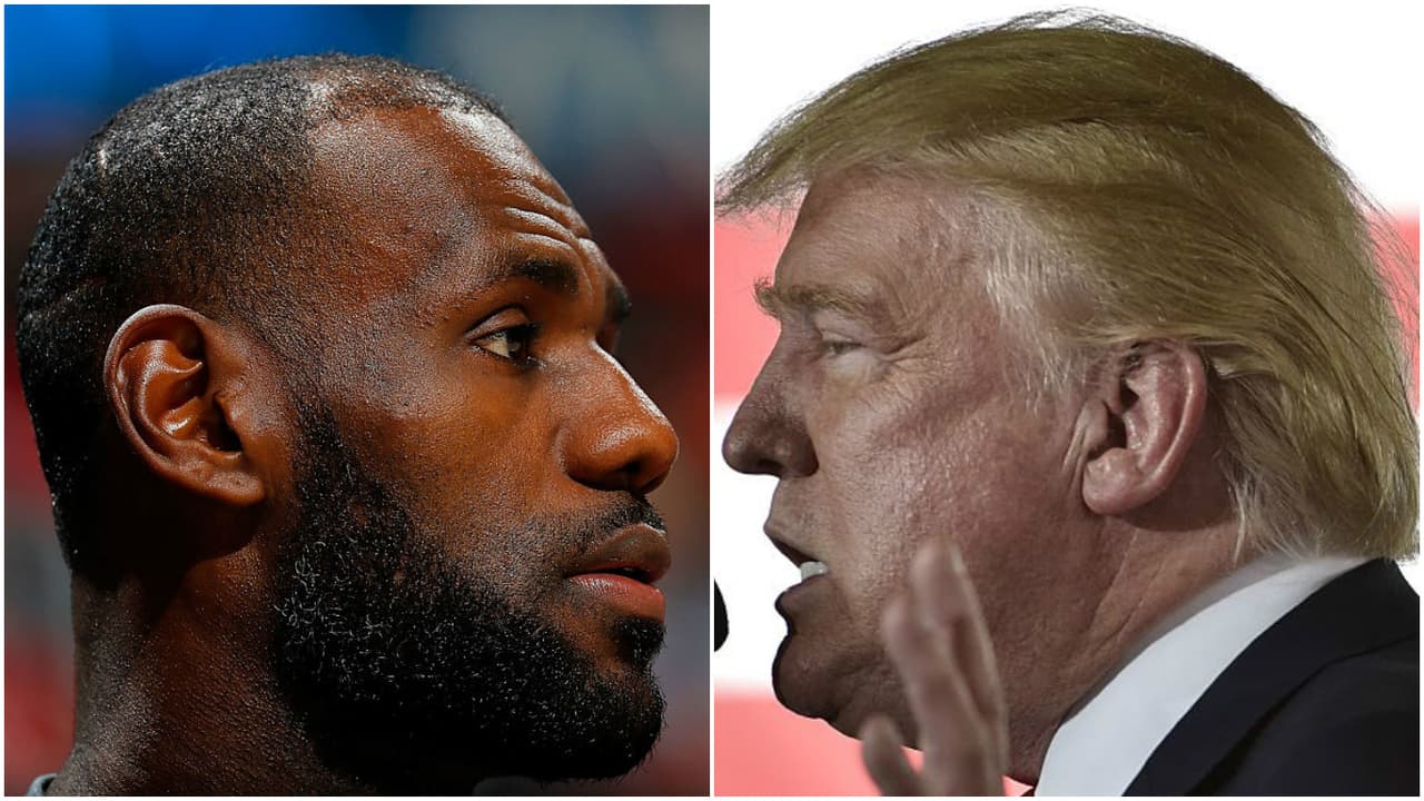 LeBron James responde a las palabras de Trump.