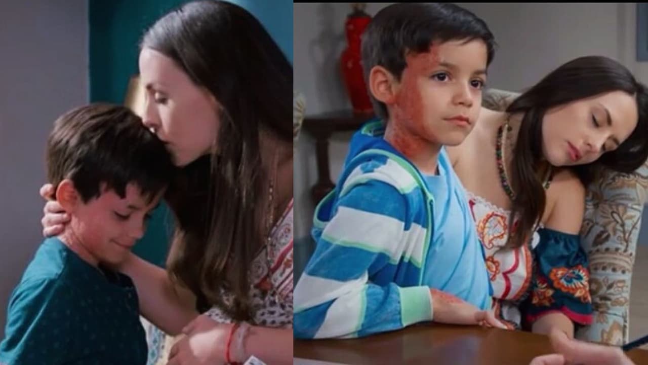 Ruy participó en Mi marido tiene familia. Zuria Vega era su mamá en la telenovela.