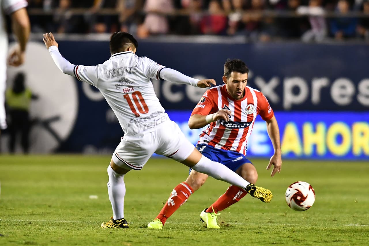 Con goles de Nicolás Ibañez y Germán Berterame por parte del Atlético san Luis y goles de Javier López y Oribe Peralta por parte del Guadalajara, Atlético san Luis y Chivas empatan en duelo con tres penales.