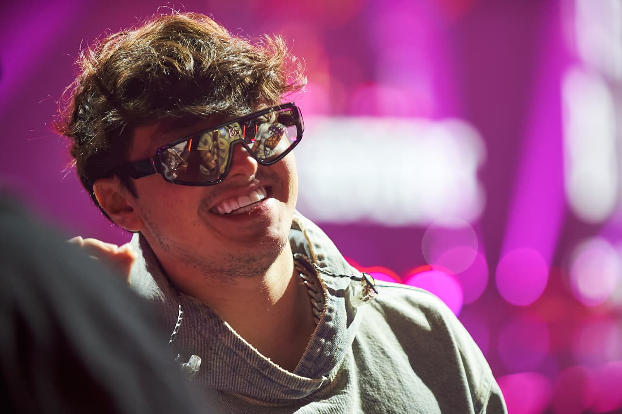 Gabito Ballesteros en los ensayos de los Latin LAMAs 2024