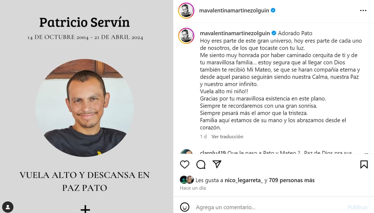 Prima de Andrea Legarreta está de luto tras muerte de su hijo hace un mes