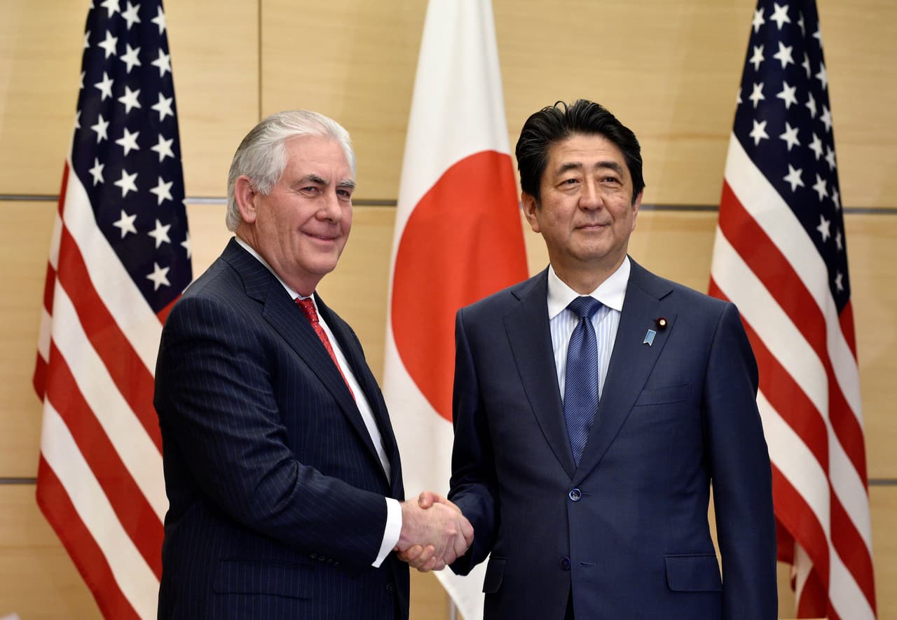 Tillerson llega a Japón con un mensaje para Corea del Norte: "no deben tener miedo de Estados Unidos o de sus vecinos"