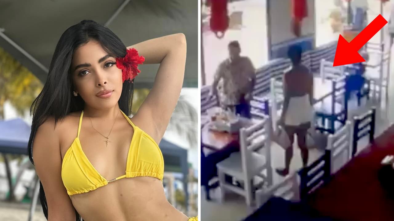 El momento en que arrebatan brutalmente la vida a Landy Párraga, excandidata a Miss Ecuador: video