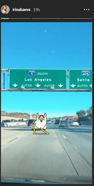 El primer gran indicio de que Gabriel Soto e Irina Baeva están juntos es que ambos se encuentran en Los Ángeles, California. Ella compartió un video, a través de sus historias de Instagram, donde se ve que va en camino a esta ciudad.