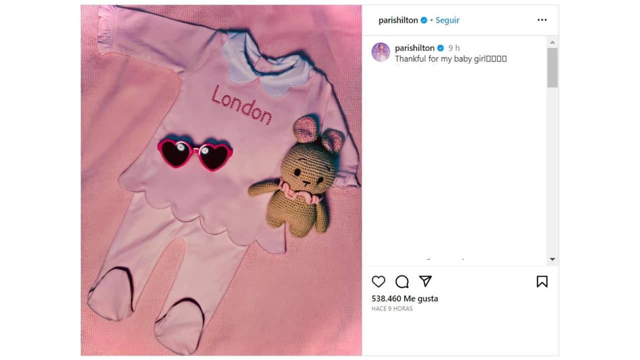 Paris Hilton anunció a su segundo bebé con Carter Reum.