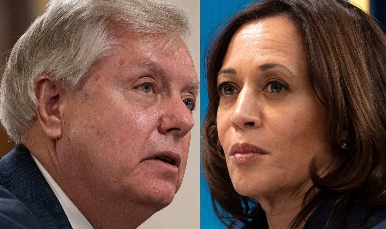 Senador Graham dice que el próximo juicio político puede ser contra Kamala Harris