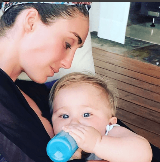 “Detengan el tiempo”, fueron las palabras de Anahí al publicar esta fotografía.