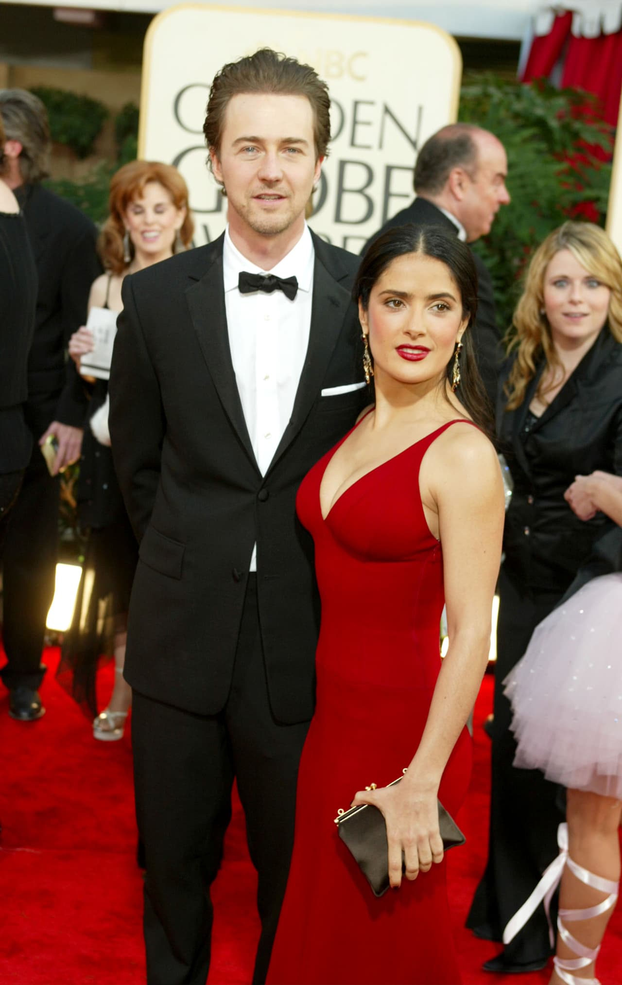 ¿Qué tal Salma Hayek con Edward Norton? ¡Qué tiempos!