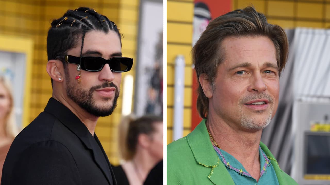 Brad Pitt le coquetea a Bad Bunny y lo pone muy nervioso