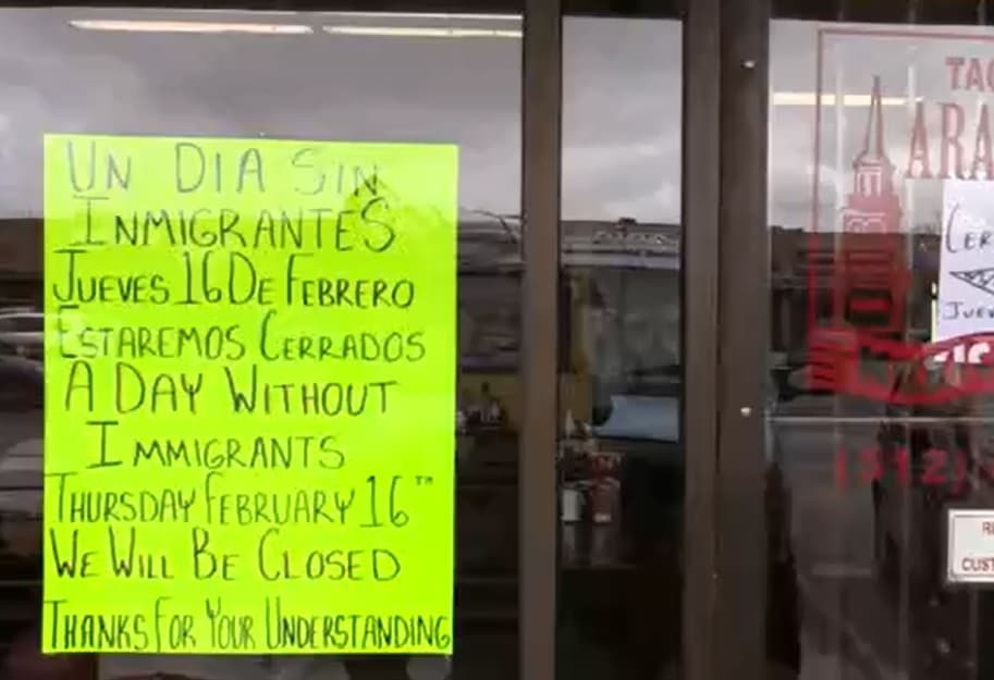 Decenas de negocios en Austin cierran en apoyo al movimiento “Un Día Sin Inmigrantes”