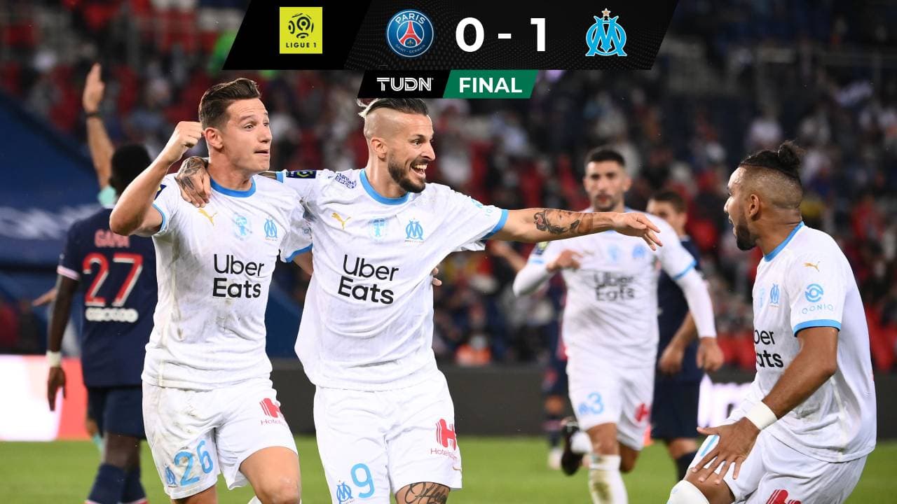 Marsella derrota al PSG y se queda con 'Le Classique'