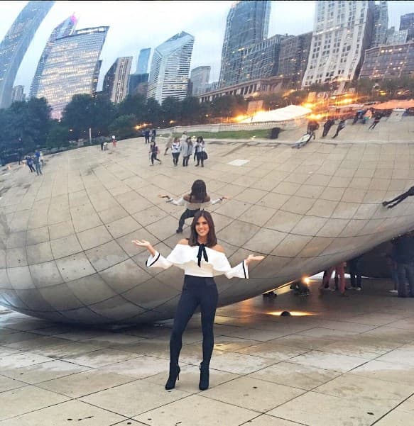 Francisca Lachapel hizo una visita relámpago a Chicago para las audiciones del nuevo show de Univision 'La Reina de la Canción' (Octubre 1, 2016)