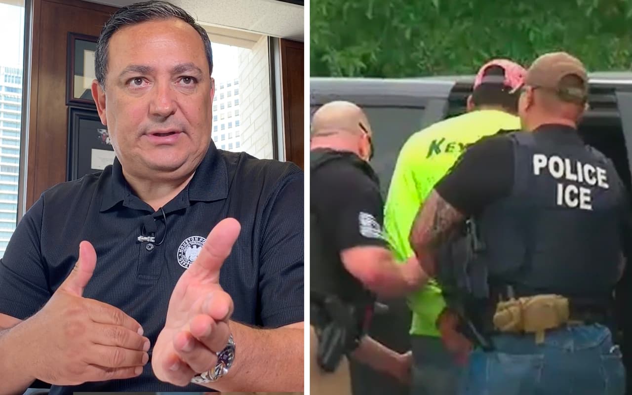 “Si es indocumentado, no esté con alguien que tiene orden de deportación”: el consejo del jefe de policía de Houston