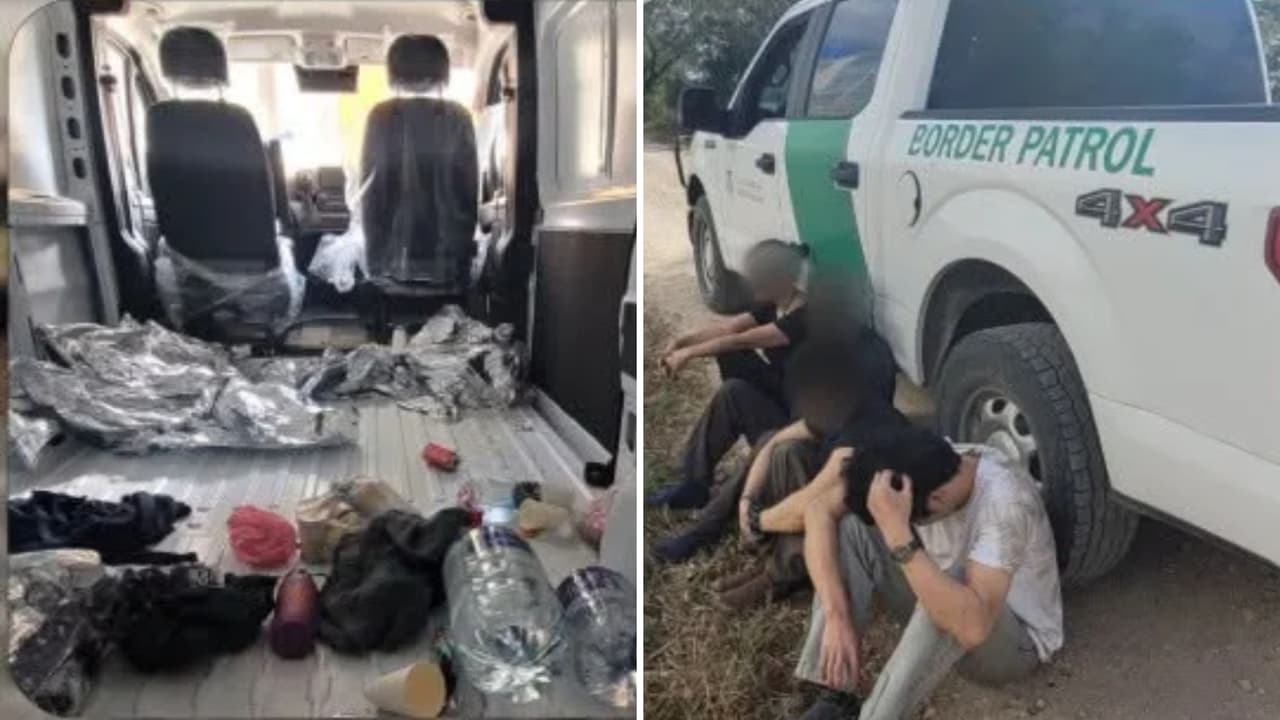 Hallan a 4 migrantes ocultos dentro de una camioneta en un tren en Texas