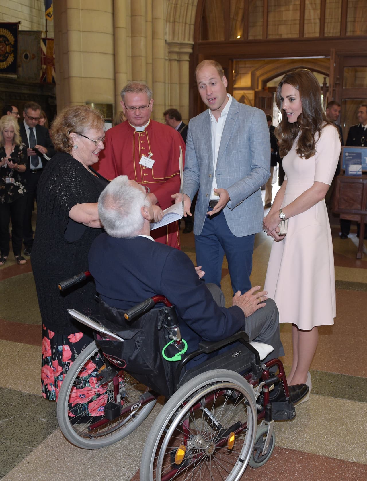 Kate y William durante su visita a Cornwall.