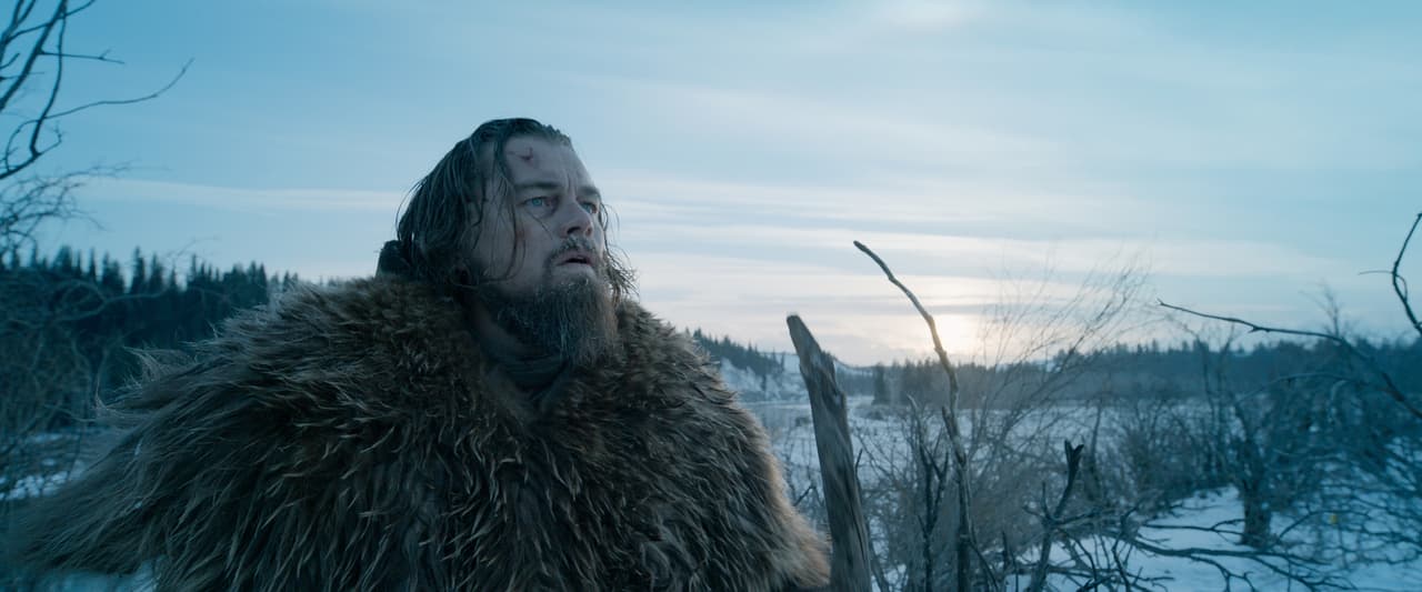 Mejor Actuación Masculino: Leonardo DiCaprio-The Revenant (20th Century Fox).