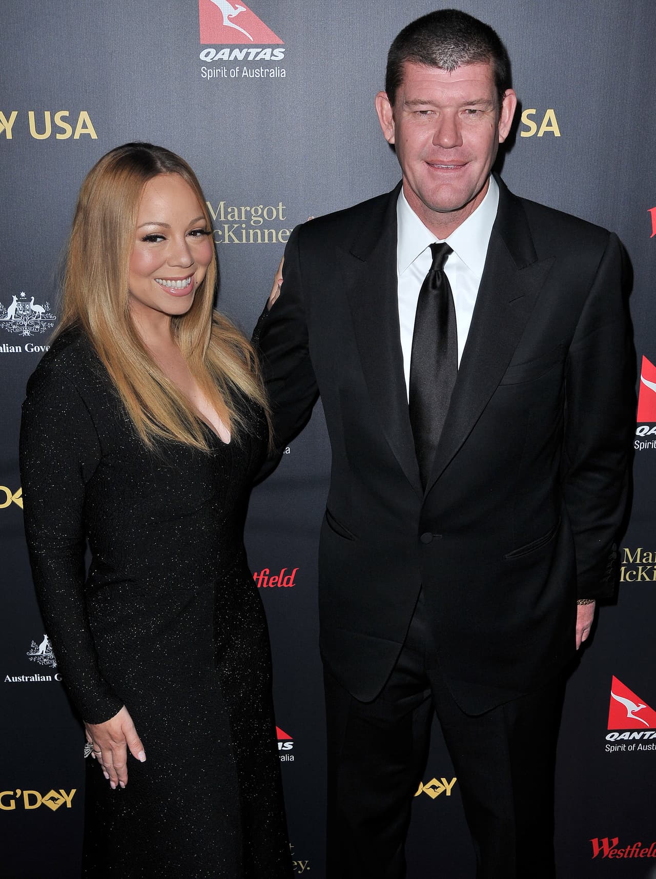 La parejita se reunió para el G'Day.