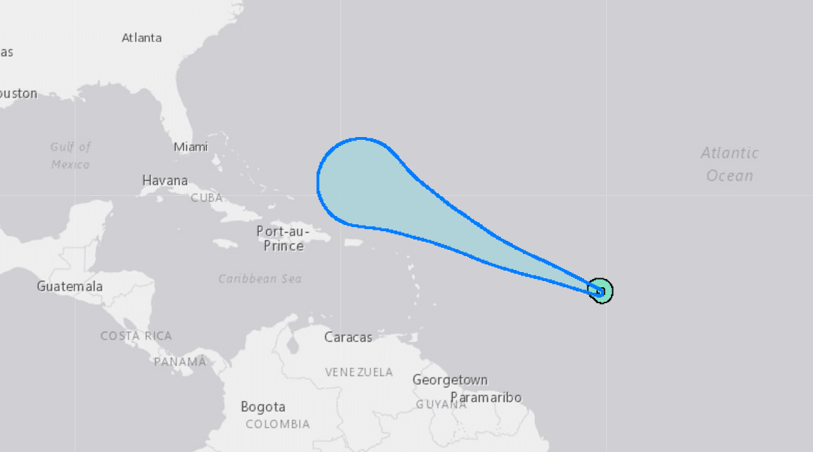 Lee se convierte en huracán: va cobrando fuerza moviéndose hacia las Antillas