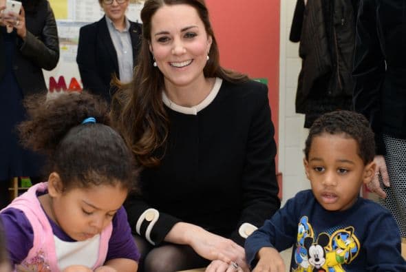 Y como Kate está muy comprometida con la causa, tanto en su país, como a nivel mundial, no sorprende que visitara un centro dedicado a la salud mental de los niños.