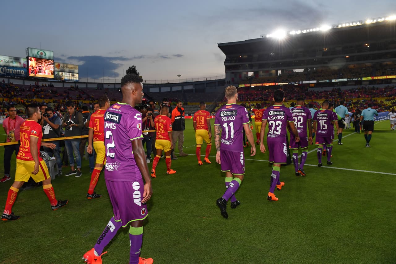 El cuadro escualo visitaba Morelia en la fecha 11 del Clausura 2018 con la ilusión de alejarse del descenso, donde se encuentra en la última posición seguido de Atlas.