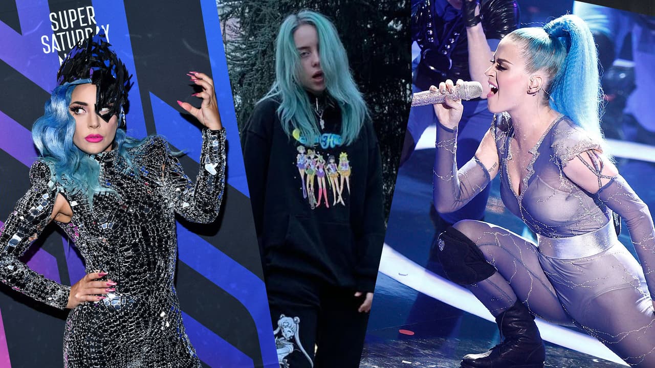 Otras celebridades como Katy Perry, Lady Gaga y Billie Eilish, también han demostrado lo bien que lucen con el azul y otros colores en sus cabelleras. ¿Se atreverán a usar el azul marino en su cabello?