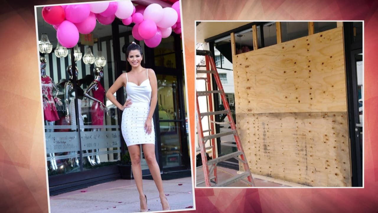 Esta no es la primera vez que la conductora y su familia se enfrentan a un acontecimiento natural de este tipo. En el año 2017, cuando recién inauguró su boutique, tuvo que tomar las medidas necesarias para protegerse del huracán Irma. Utilizó paneles de madera para aislar las ventanas del establecimiento que se encuentra cerca de la playa.