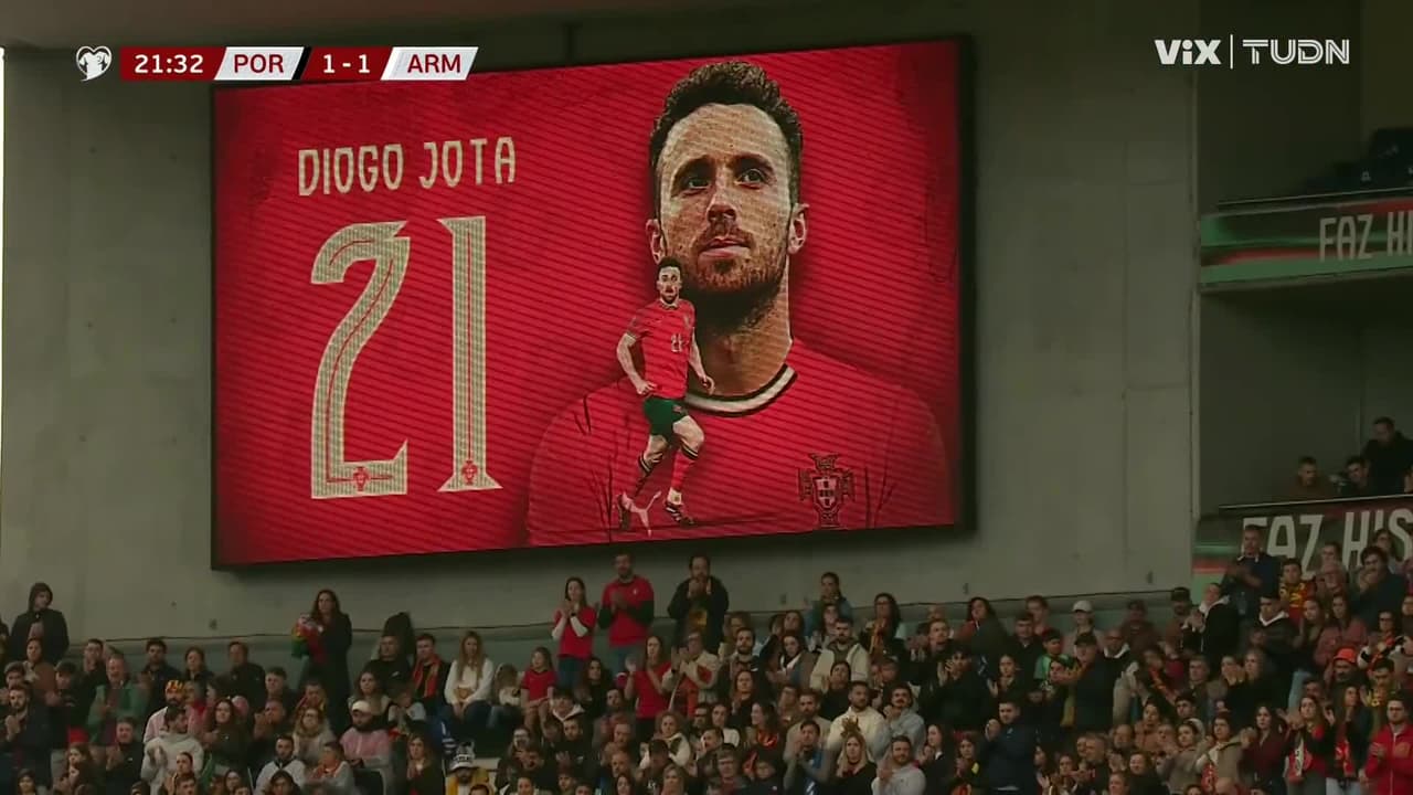 ¡Tu estás llorando, yo estoy llorando! Emotivo homenaje a Diogo Jota