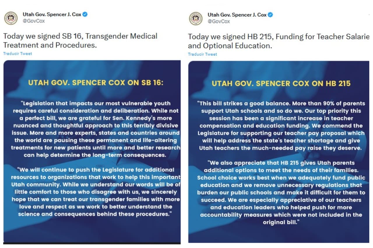 Confirmado los dos proyectos de ley presentados en el Senado ya fueron firmados por el gobernador.