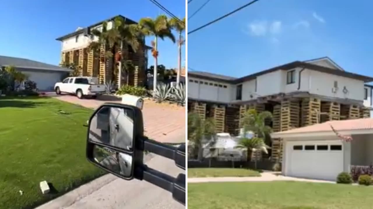 Elevan casa 24 pies para evitar las inundaciones por huracanes