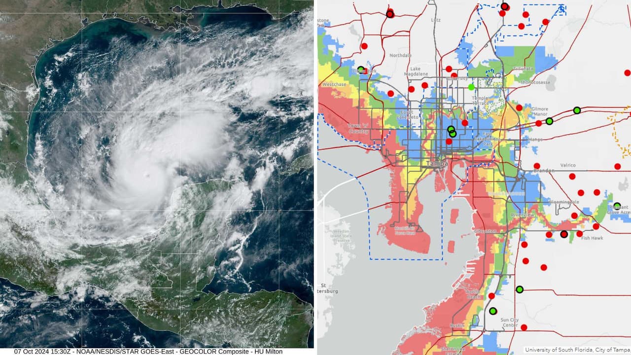 Huracán Milton avanza hacia Tampa: estas son las rutas de evacuación disponibles y lo que deberías tomar en cuenta