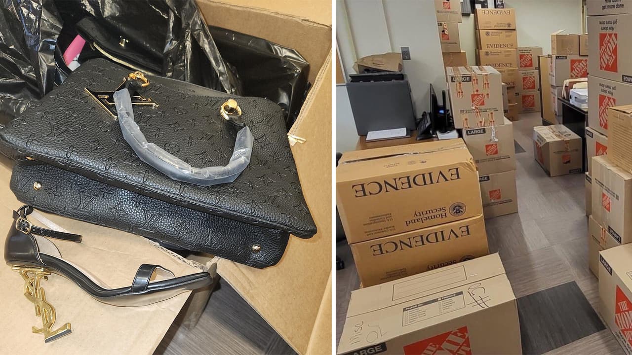 Autoridades encontraron más de 1400 artículos pirata. El monto podría ser de más de $2 millones, según autoridades.