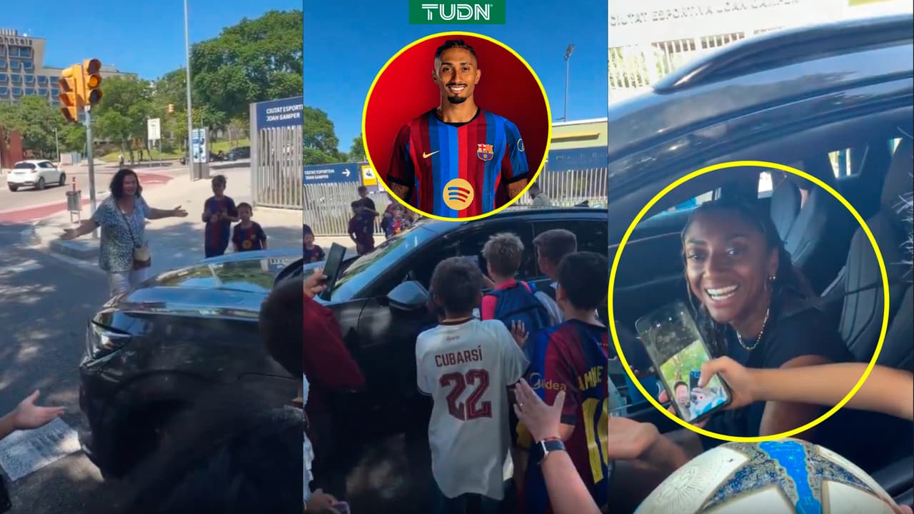 Fans del Barcelona confunden a Raphinha con jugadora del equipo femenil