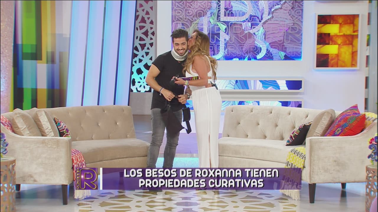 Pero Roxanna lo apapachó con sus besos.