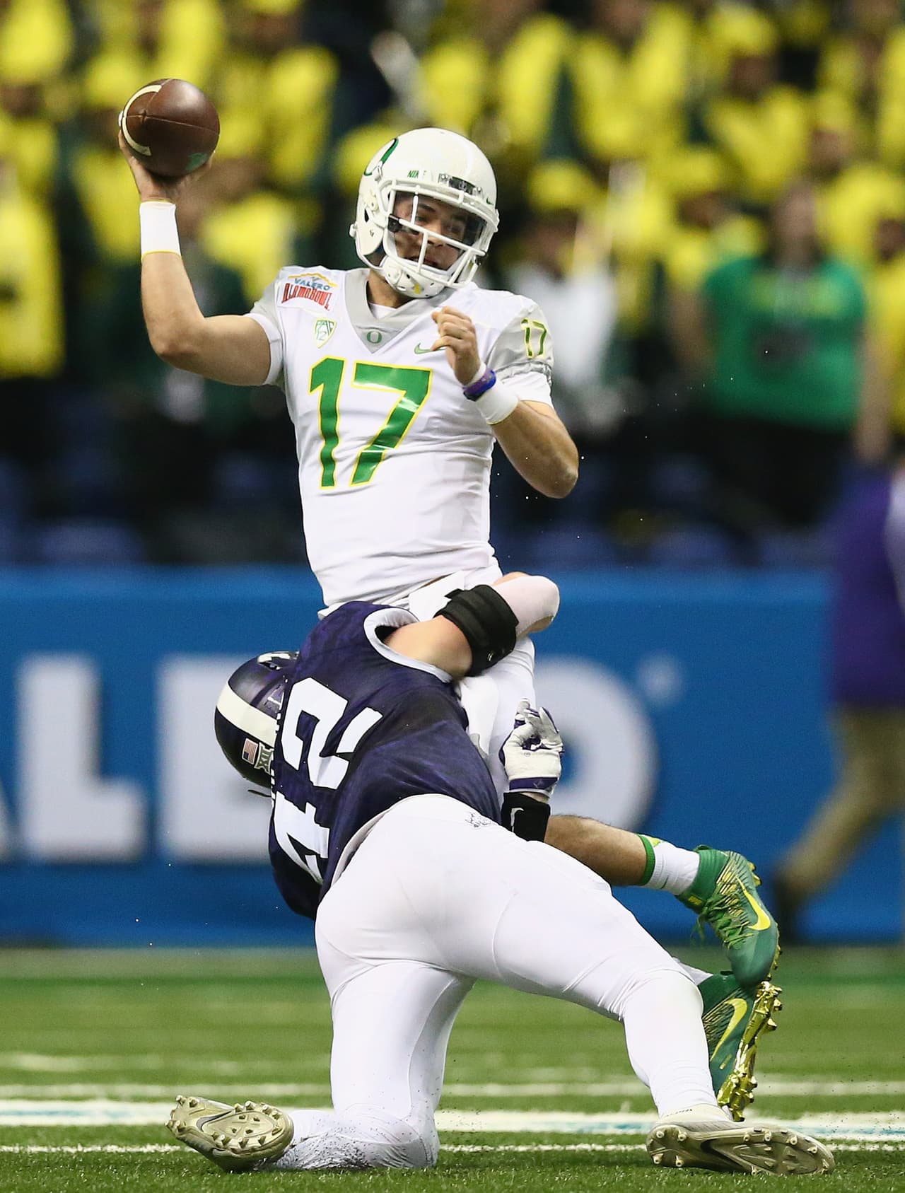 Tras ir perdiendo 31 a 0, empataron y en tiempo extra ganaro 47 1 41 a Oregon State