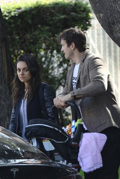 Definitivamente, Mila y Ashton están disfrutando de ser papás.