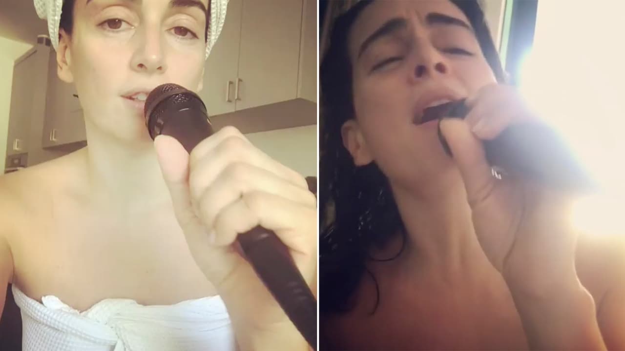 Así canta Ana de la Reguera recién salida de la ducha