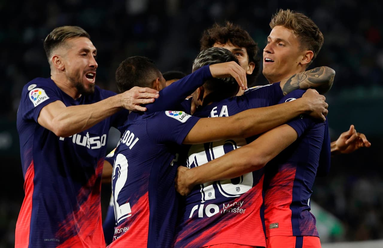 Victoria contudente del Atlético de Madrid ante el Betis con Guardado lesionado