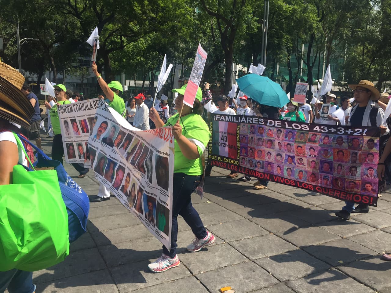 Madres marchan por sus hijos desaparecidos en la Ciudad de México