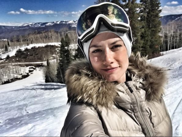 Altair compartió otra foto de la hermosa montaña de Aspen.