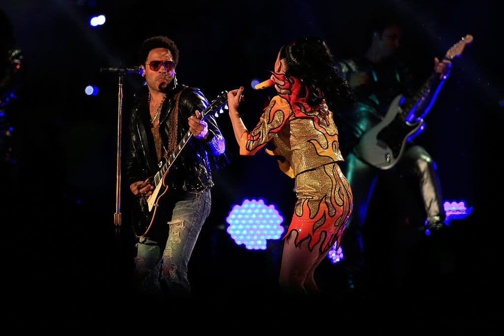 Cuando terminó la saga de 'Los juegos del hambre', Kravitz siguió con su carrera musical, con su álbum 'Strut' (2014). También participó junto a Katy Perry en el show del medio tiempo del Super Bowl XLIX en el 2015.