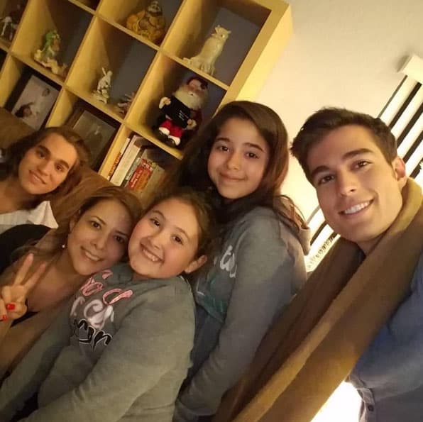 Danilo quiso cerrar el año con su familia y las mujeres que más quiere.