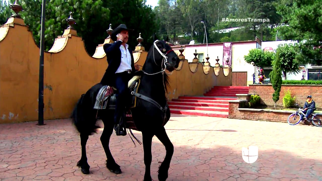 Estaba muy contento con su caballo.