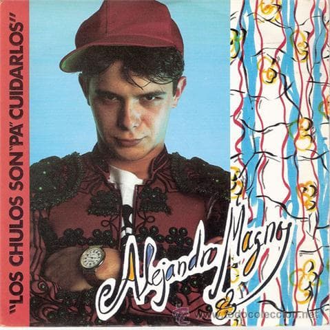 19. El músico que hoy conocemos como Alejandro Sanz publica su debut, bajo el nombre Alejandro Magno.