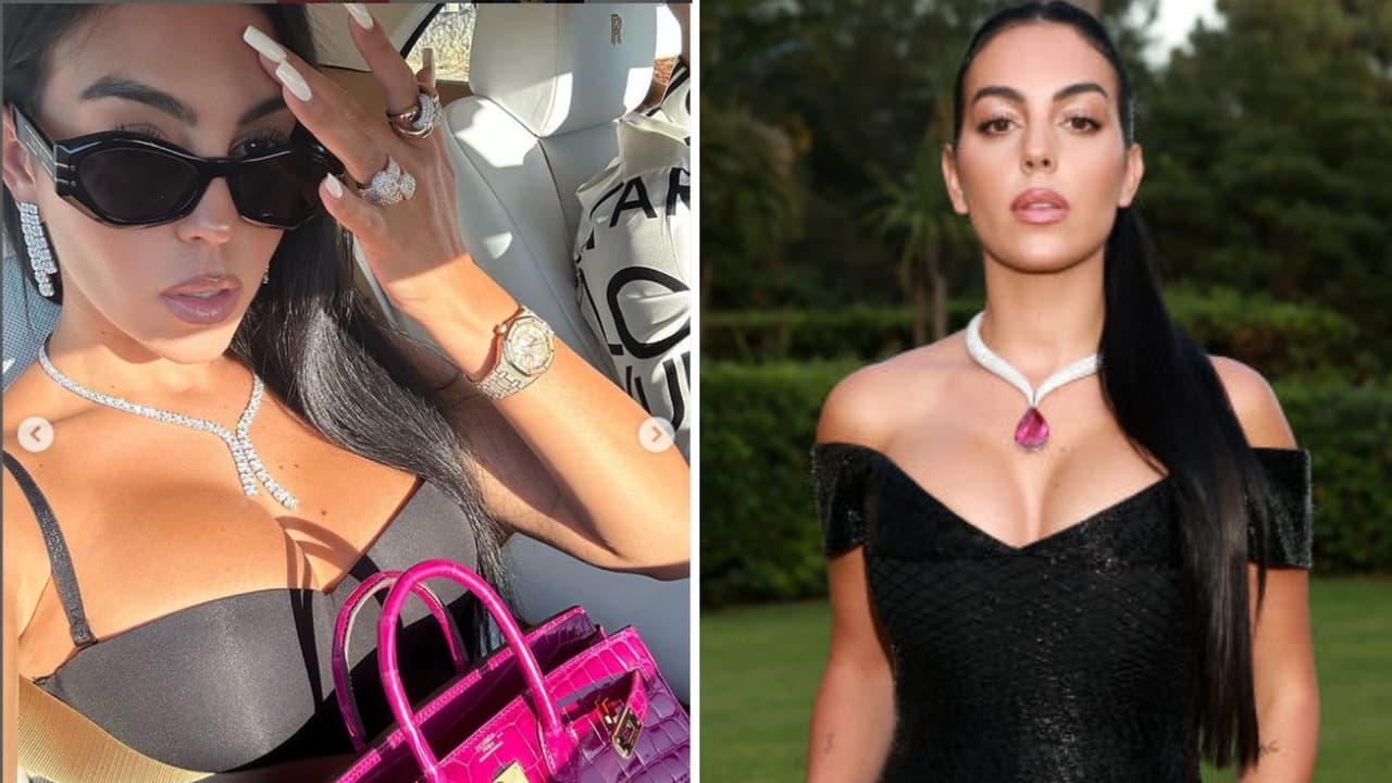 Georgina Rodríguez usó joyas de 100,000 dólares sólo para meterse al mar: la tacharon de exagerada