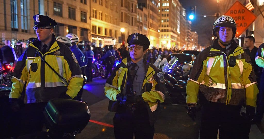 La ciudad de Washington, capital del país, está blindada.